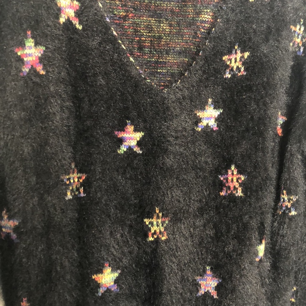 Black V-neck jumper Made in Italy - Picture 4 of 6